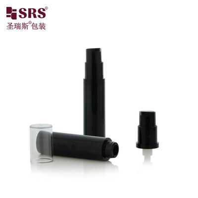 A003 5ml 10ml 12ml 15ml Mini Cep Boyutu Plastik Yuvarlak Havasız Pompa Şişesi Yüz Serum Kozmetik Ambalaj