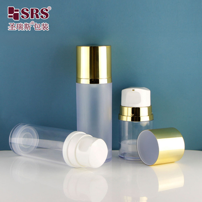 A0215 50ml 120ml 150ml Boş Plastik Vakum Havazsız Losyon Şişesi Olarak Şık Dayanıklı Kapalı ve Dış Mekan Kullanımı için Mükemmel