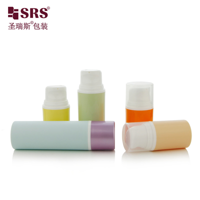 PA203A Özel Parlak Dönüşüm Hava Yoksun Yüz Kremi Şişe 50ml Kapasite Kozmetik için Özel Renk