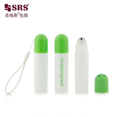 RPPF 20ml İpek Ekran Baskı Plastik Taşınabilir Seyahat Boyutu Antiperspirant Deodorant Gel Kupon Kapalı Düz Rol Şişe