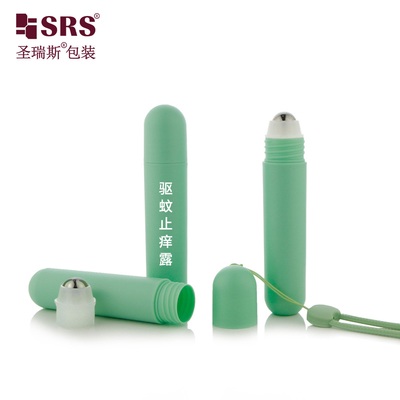 RPPG 25ml Hap Şekli Boş PCR Plastik Roll-On Deodorant Gel Antiperspirant Anti-Kahkaha Sıvı Şişe Paketleme Çanta Lanyard ile