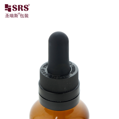 D007 5ml 10ml 15ml 30ml 50ml 100ml Amber Cam Şişesi