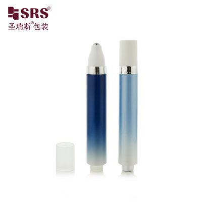 AY 10ML 15ML PP PCR Paslanmaz Çelik Top Uygulayıcı Yaşlanmaya Karşı Göz Kremi için Geri Dönüştürülmüş Paket