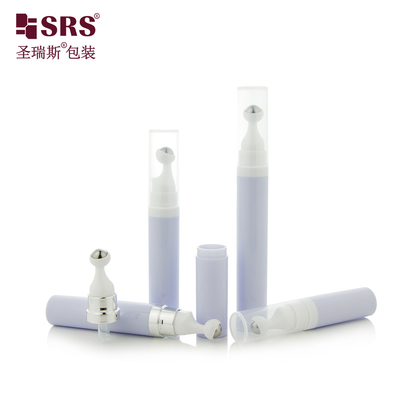 A0035 7.5ml 10ml 15ml Seyahat Dostu PP Havasız Rol Şişeleri Göz Kremi Pres Rulo Tasarımı