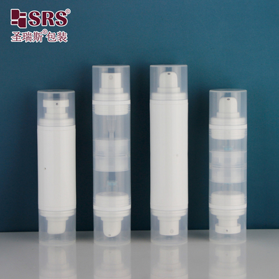PA215 Double End çift pompa Plastik PP özelleştirme toner Su losyonu Pompa Havasız şişe Paketleme