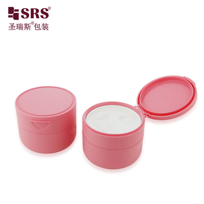 SRSOB 100g Flip Cap özelleştirme PP kozmetik ambalaj yüksek kaliteli yüz maskesi kavanoz cilt bakım konteyneri
