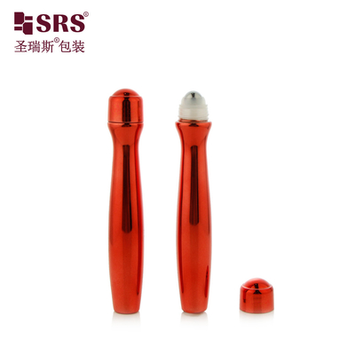 SRS8447-15ML Kozmetik ambalajlarda terapötik masaj fonksiyonu ile göz jeli için parlak metal PETG ruloları