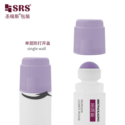 RPPDF-90ML Unqiue Tasarımı Plastik PP PCR Tek Çıkartma vida kapağı ile Deodorant Gel üzerinde Boş Rulo