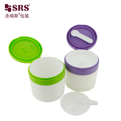 SRS1 120g 150g Enjeksiyon Özel Renk Plastik PP PCR Geri Dönüşümlü Krem Kavanoz Ambalaj