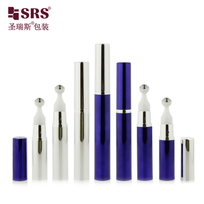 A0031 5ml 10ml 12ml 15ml AS PP Hava Almayan Roller Çelik Bilyalı Şişe Serum Jel İçin Vidalı Pompa Aplikatör Özelleştirme Toptan