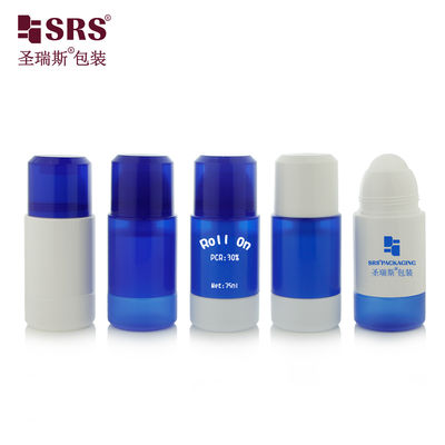 RPPE 50ml 75ml Deri Dostu Plastik Rollerball Uygulayıcıları Deodorant Gel & Body Essence için Değişken Tasarım