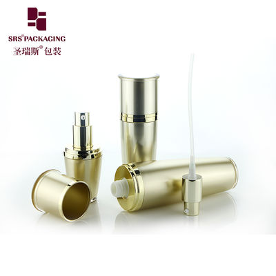 L036 SRS Üreticileri toptan satış 15ml 30ml 50ml 80ml 120ml altın lüks boş kozmetik akrilik