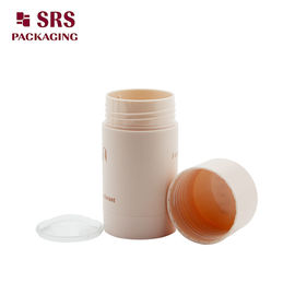 Enjeksiyon için renkli yuvarlak şekilli plastik deodorant çubuğu kapı boş 30g 50g 75g