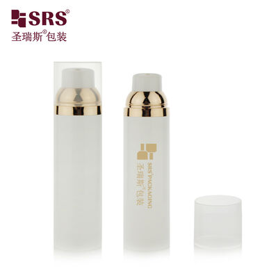 PA0202A 30ml 50ml 75ml 100ml Enjeksiyon Özel Renk Parlak Serigrafi Airless Şişe Fondöten İçin