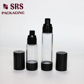 15ml 30ml 50ml plastik kozmetik havasız şişe kişisel bakım losyon pompası şişe