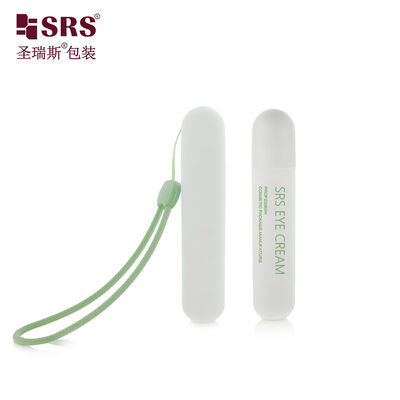 25ml Empty Plastic Roll-on Bottle Round Bottom with Round Cap and Steel Ball