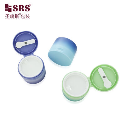 SRS1 120G 150G Double Wall PP Jar Container For Skincare Pads With Tweezer
