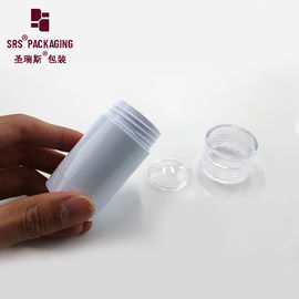 D042 30ml 50ml 75ml plastik kozmetik beyaz kap boş temel çubuğu
