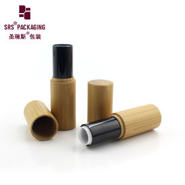 5ml doğal organik bambu plastik boş ruj kapı