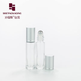 10ml 1/3 oz cam açık kalın duvarlı boş rulo şişeleri uçucu yağ