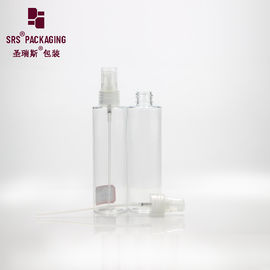 Hızlı sevkiyat boş şeffaf plastik ince sis püskürtme şişesi pet 100 ml