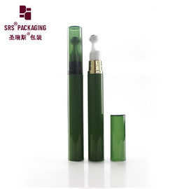 Plastik boş 10ml 12ml 15ml özel renkli rulo havasız şişe 5ml