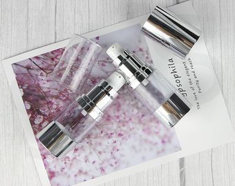 A0230 15 ml 30 ml 50 ml deri bakımı emülsiyon serum gümüş hava içermeyen pompa şişesi