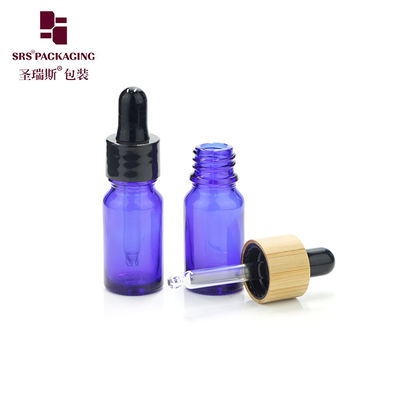 5ml şeffaf şeffaf cam plastik damla kapaklı şişe ambalajı