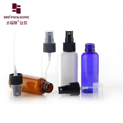 50 ml hava temizleyicisi yuvarlak PET yeniden doldurulabilir sprey el yıkama sıvısı şişesi