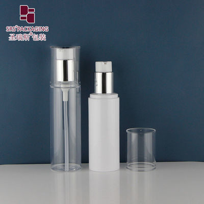 120ml Özel Geri Dönüştürülebilir PCR Malzemesi Boş Losyon Pompası Düz PET Şişe