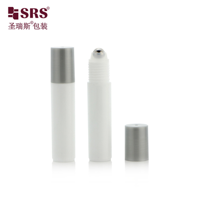 1/3 Oz Stock Beyaz Renkli Plastik PP Kaşıntı Karşıtı Sıvı Rol Top Şişe 10ml