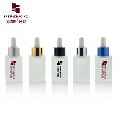1 oz Boş Parfüm Parfüm Cam Pembe Mavi Yeşil Mor Özel Renk Essential Oil Dropper Şişe 30ml