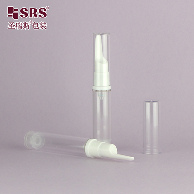 5ml 10ml 12ml 15ml Boş Şeffaf Göz Serumu Plastik Şişe Hava
