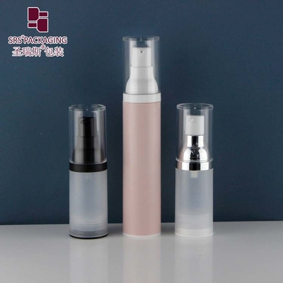 15ml 30ml 50ml Boş PP Plastik Şeffaf Geri Dönüştürülebilir Temel Hava Almaz Plastik Pompa Şişeleri
