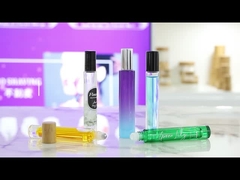 GB Kare Renkli Açık Parfüm Sızıntı Yok Kalın Alt Cam Rol Şişe 10ml