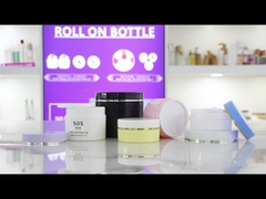 SRSQ 80g 100g 120g 150g 200g 300g 400g Plastik Parlak Vücut Makyajı Ekolojik Arkadaşça Renkli PP PCR Kavanozu