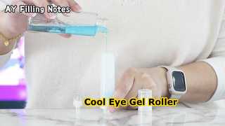 Yakından Bakış: AY 10ML 15ML Lüks Göz Jeli Havasız Rulo Şişe Masaj Aplikatörü