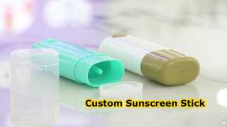 İzle: D041 40ml Oval Şekil Enjeksiyonlu Özel Renk Parlak Plastik Güneş Koruyucu Çubuk Konteyner Vitrin