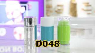 D048 Plastik PP PCR Geri Dönüşümlü Deodorant Çubuk Kabı