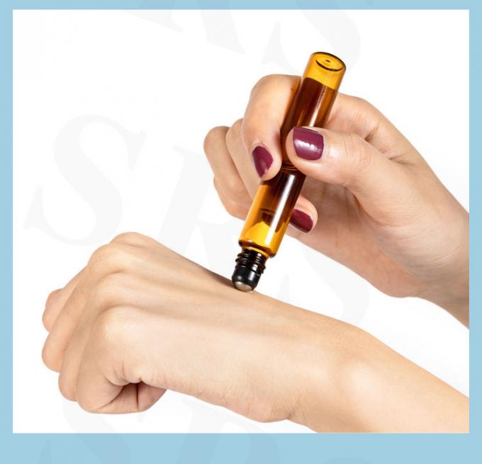 BLP-1ML Cam Roller Uygulayıcı Şık ve Sürdürülebilir Depolama için Silindirik Yuvarlak Şişe 3
